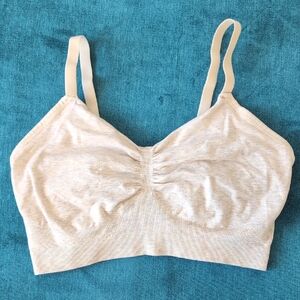 Sublime® Bamboo Hands-Free Pumping Lounge & Sleep Bra | Oatmeal Heather